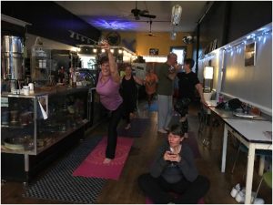 Hammock Wine and Yoga Event